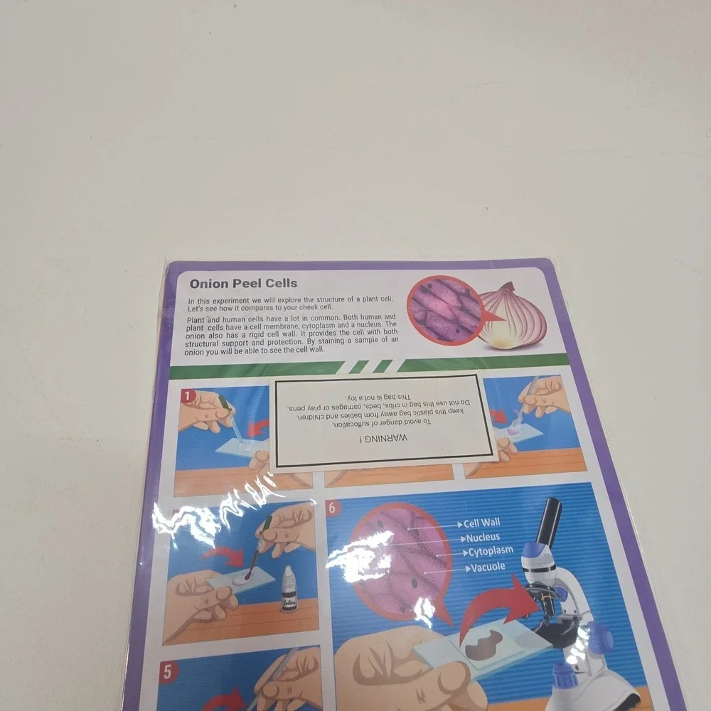 IQCrew - Microscope Experiment & Activity Cards for Kids & Students - Microsc...